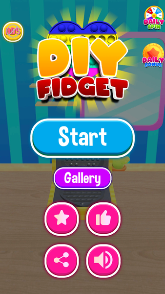 DIY Fidget Toy Maker Pop It 3D - Image screenshot of android app