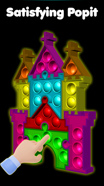 Pop It Glow Antistress Fidgets - عکس بازی موبایلی اندروید