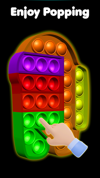 Pop It Glow Antistress Fidgets - عکس بازی موبایلی اندروید
