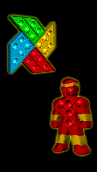 Pop It Glow Antistress Fidgets - عکس بازی موبایلی اندروید