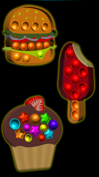 Pop It Glow Antistress Fidgets - عکس بازی موبایلی اندروید