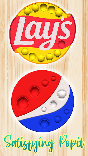 Pop It Logo ۳D Sensory Poppers - عکس بازی موبایلی اندروید