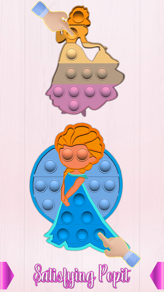 Pop It Princess ASMR Doll Toys - Image screenshot of android app