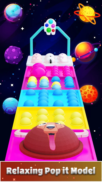 Pop it Steps - Poppy Fingers - Gameplay image of android game