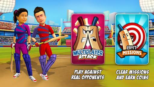 Bat Attack Cricket Multiplayer - Gameplay image of android game