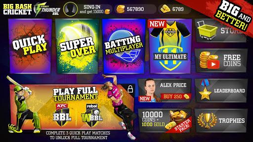 Big Bash Cricket - Gameplay image of android game