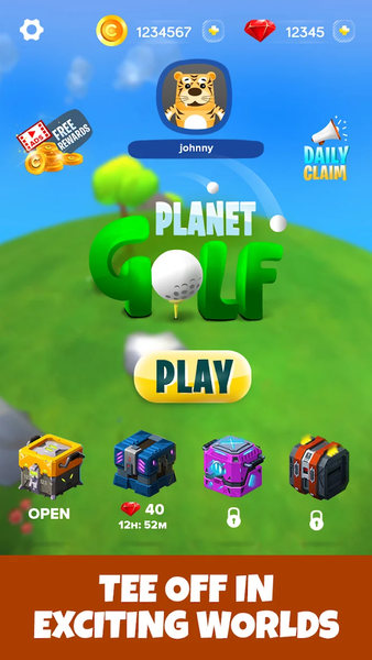 Planet Golf - عکس بازی موبایلی اندروید