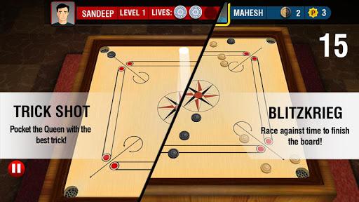 Real Carrom - 3D Multiplayer Game - Gameplay image of android game