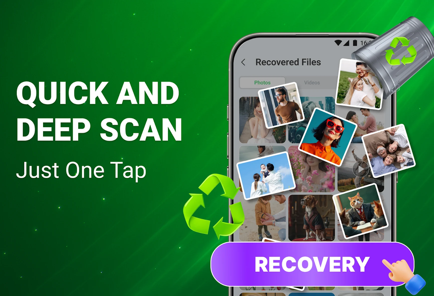All Recovery - Photos & Videos - عکس برنامه موبایلی اندروید