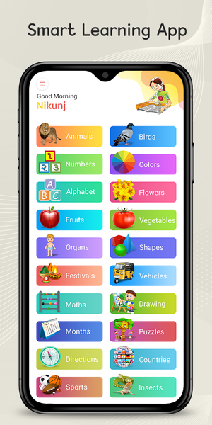 Kids All in One (in English) - Image screenshot of android app