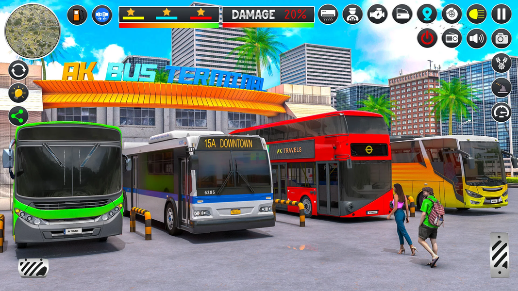 City Passenger Bus Drive Games - عکس بازی موبایلی اندروید