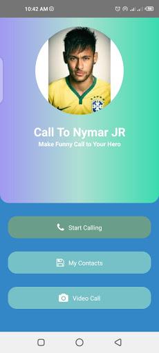 Neymar Fake Call Video - Image screenshot of android app