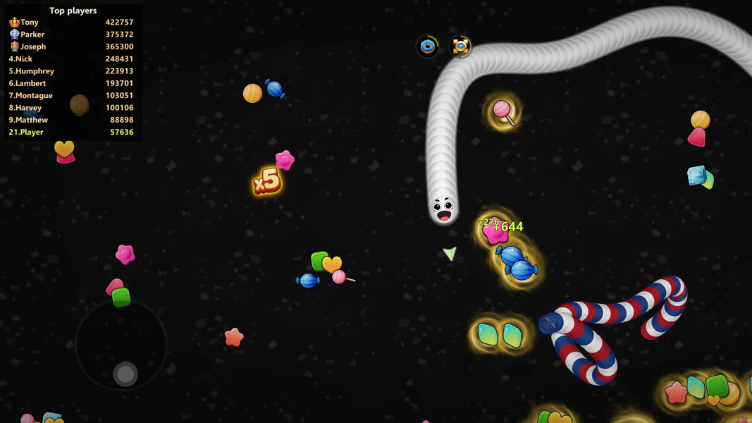 Snake Zone.io - Hungry Game - Gameplay image of android game