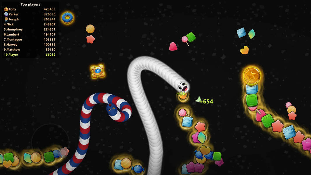 Snake Zone.io - Hungry Game - Gameplay image of android game