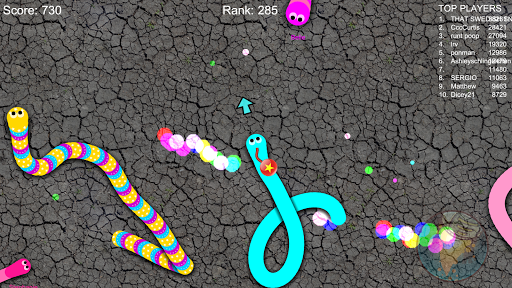 Crawler Worm - Gameplay image of android game