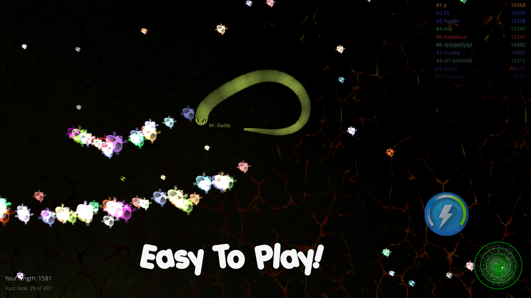 Snakes Fight - Image screenshot of android app