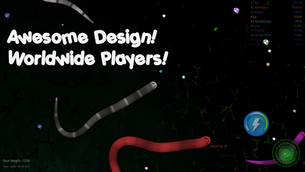 Snakes Fight - Image screenshot of android app