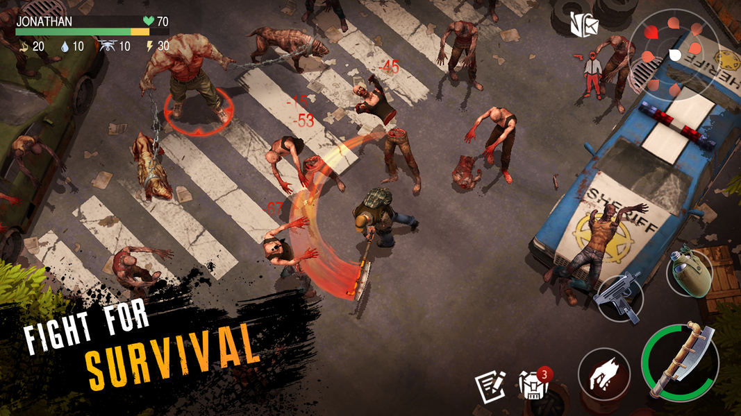 Live or Die 1: Zombie Survival - Gameplay image of android game