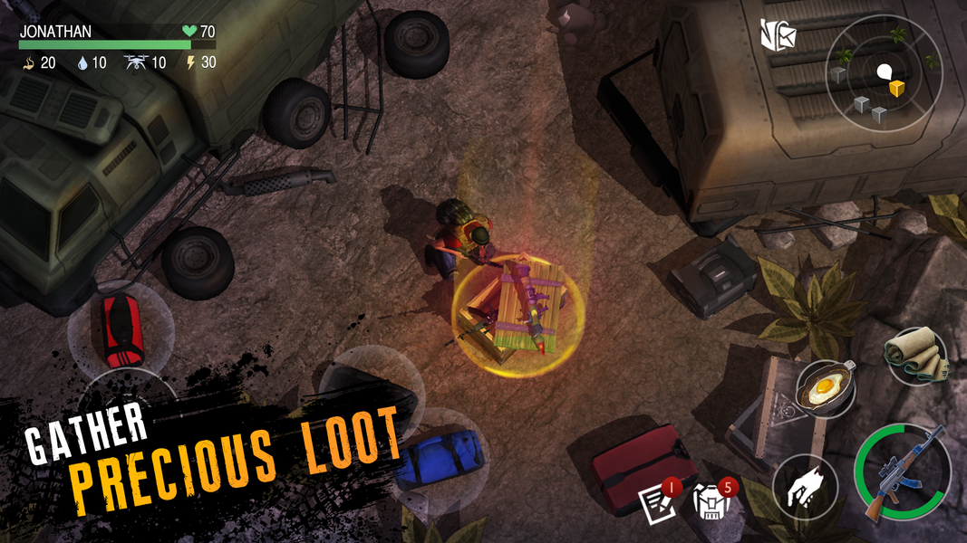 Live or Die 1: Zombie Survival - Gameplay image of android game