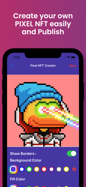 NFT Creator for OpenSea - Image screenshot of android app