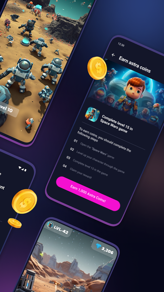 alpha - Play and Earn Rewards - Image screenshot of android app