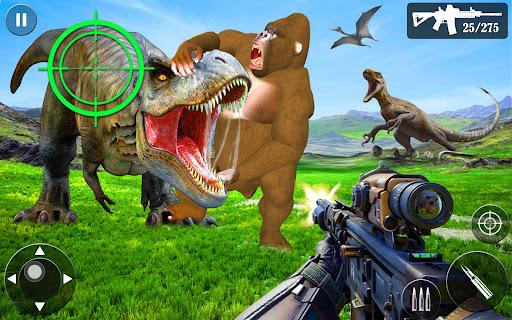 Wild Dinosaur Hunting Games 3D - Image screenshot of android app