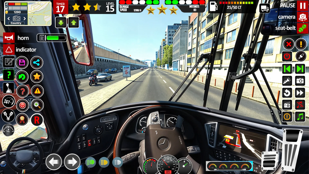 City Bus Simulator Bus Driving - Gameplay image of android game