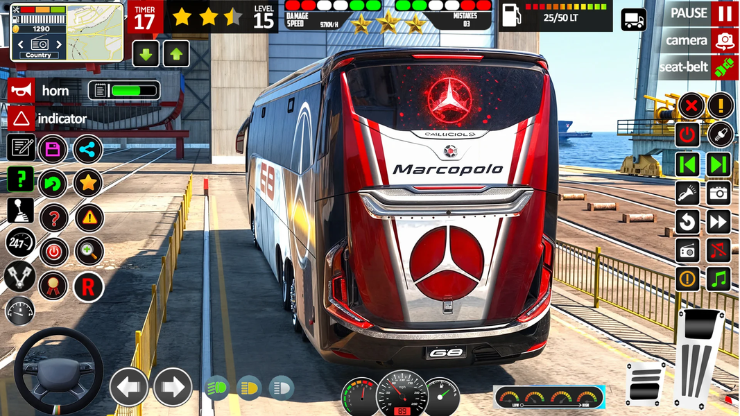 City Bus Simulator Bus Driving - Gameplay image of android game