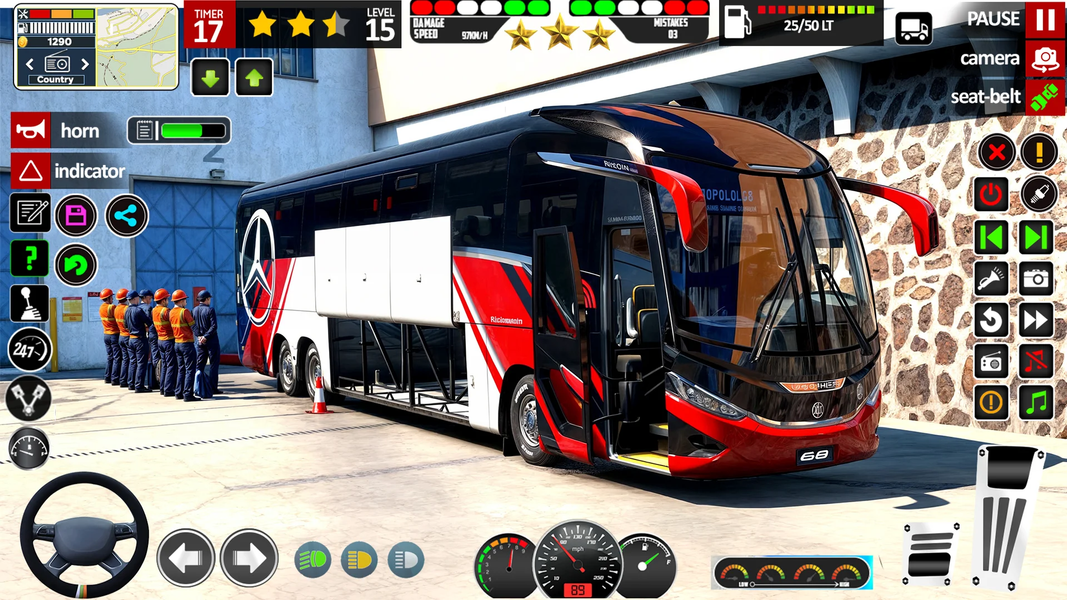City Bus Simulator Bus Driving - Gameplay image of android game