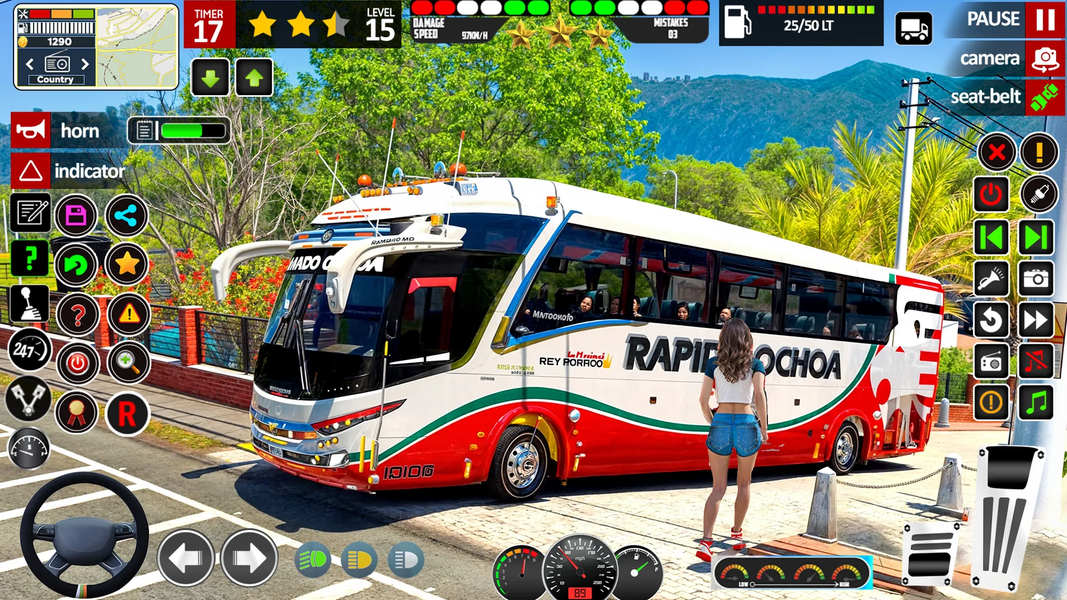 City Bus Simulator Bus Driving - Gameplay image of android game