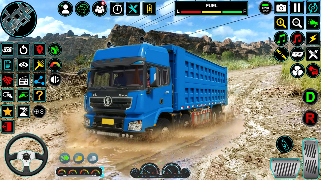US Mud Truck Transport Game 3D - Image screenshot of android app