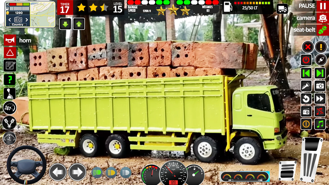 US Mud Truck Transport Game 3D - Image screenshot of android app