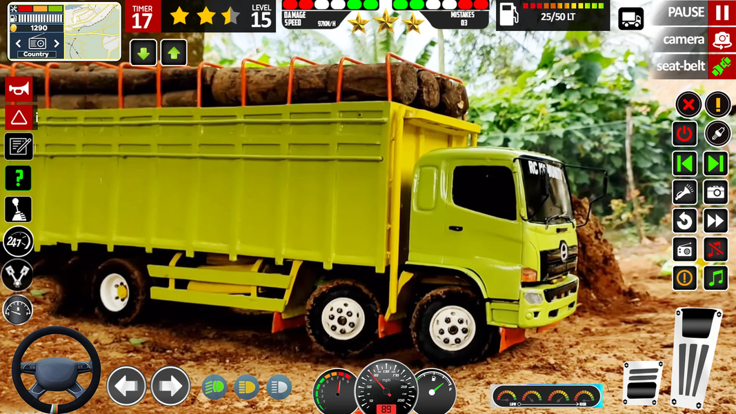 US Mud Truck Transport Game 3D - Image screenshot of android app