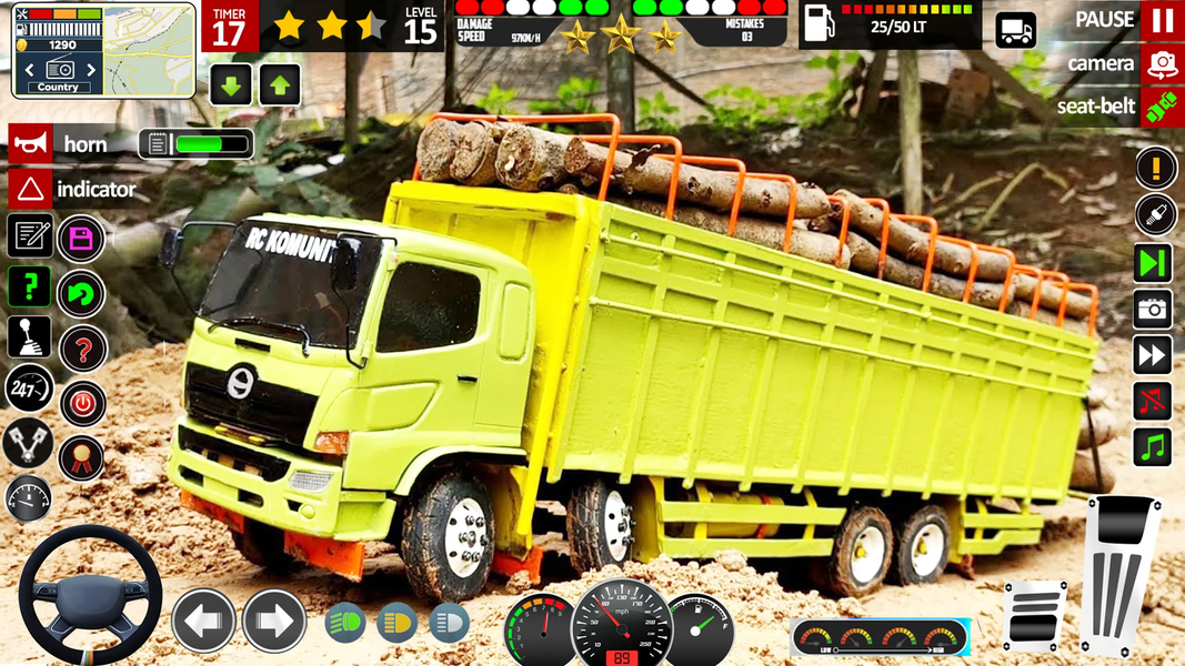 US Mud Truck Transport Game 3D - Image screenshot of android app