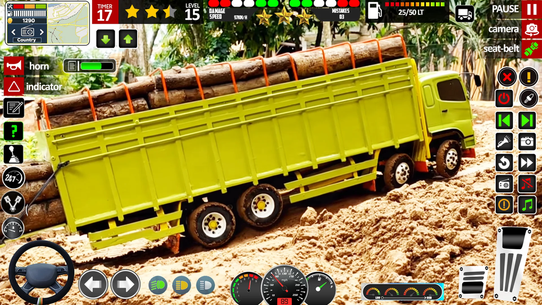 US Mud Truck Transport Game 3D - Image screenshot of android app