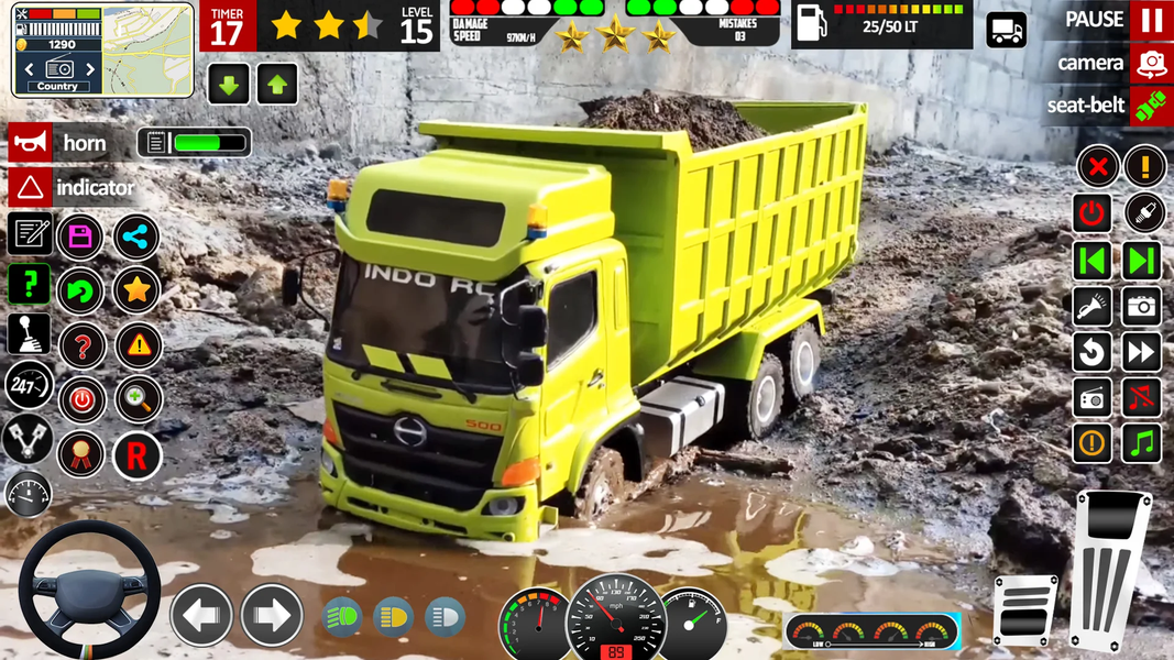 US Mud Truck Transport Game 3D - Image screenshot of android app