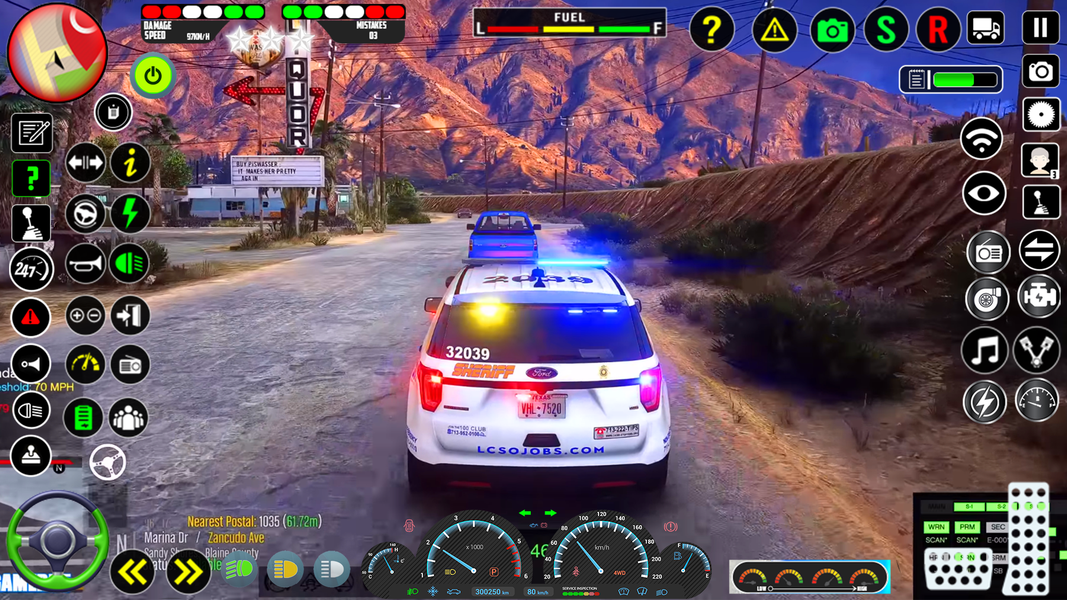 US Police Car Simulator 3D - Gameplay image of android game
