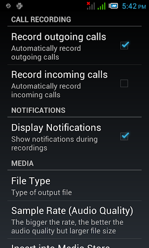 Automatic Call Recorder - Image screenshot of android app