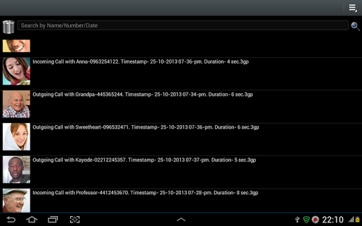 Automatic Call Recorder - Image screenshot of android app