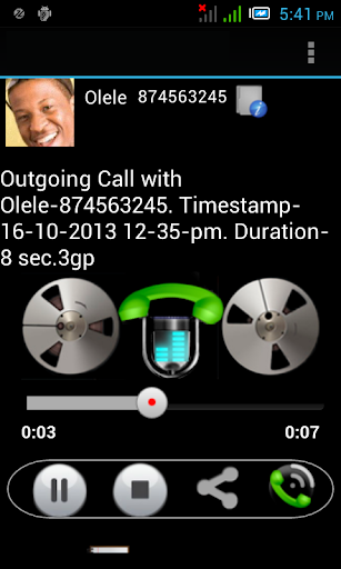 Automatic Call Recorder - عکس برنامه موبایلی اندروید