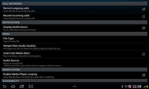 Automatic Call Recorder - Image screenshot of android app