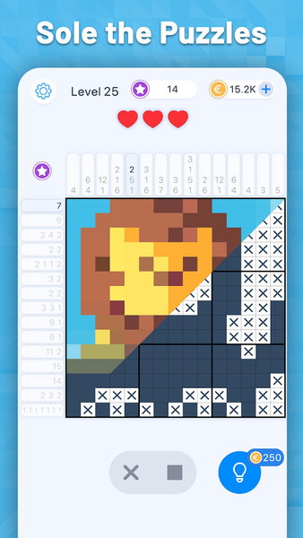 Nonogram Color Book - Gameplay image of android game