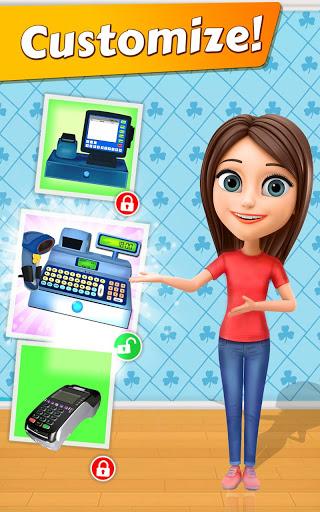Supermarket Cash Register Sim: Girls Cashier Games - Gameplay image of android game