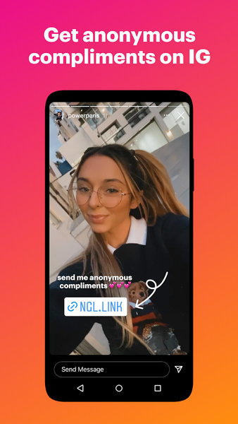 NGL: ask me anything - Image screenshot of android app