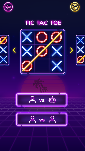 Tic Tac Toe & All Board Games - Gameplay image of android game