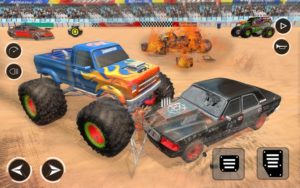 Real Monster Truck Game: Derby - عکس بازی موبایلی اندروید