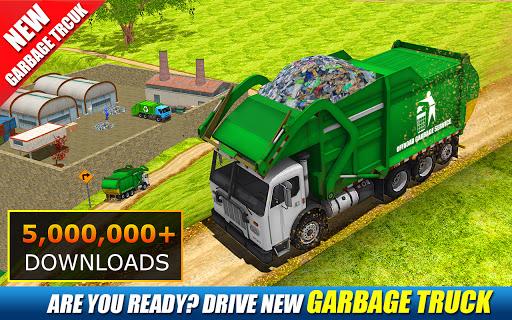 Offroad Garbage Truck Driving - Gameplay image of android game