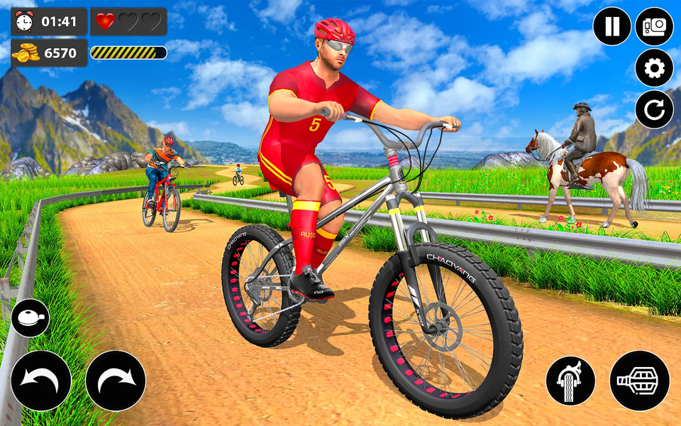 Cycle Stunts - Cycle Racing ۳D - عکس بازی موبایلی اندروید