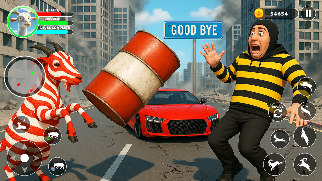 Goat Madness: Animal Simulator - عکس بازی موبایلی اندروید