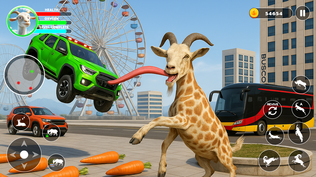Goat Madness: Animal Simulator - عکس بازی موبایلی اندروید